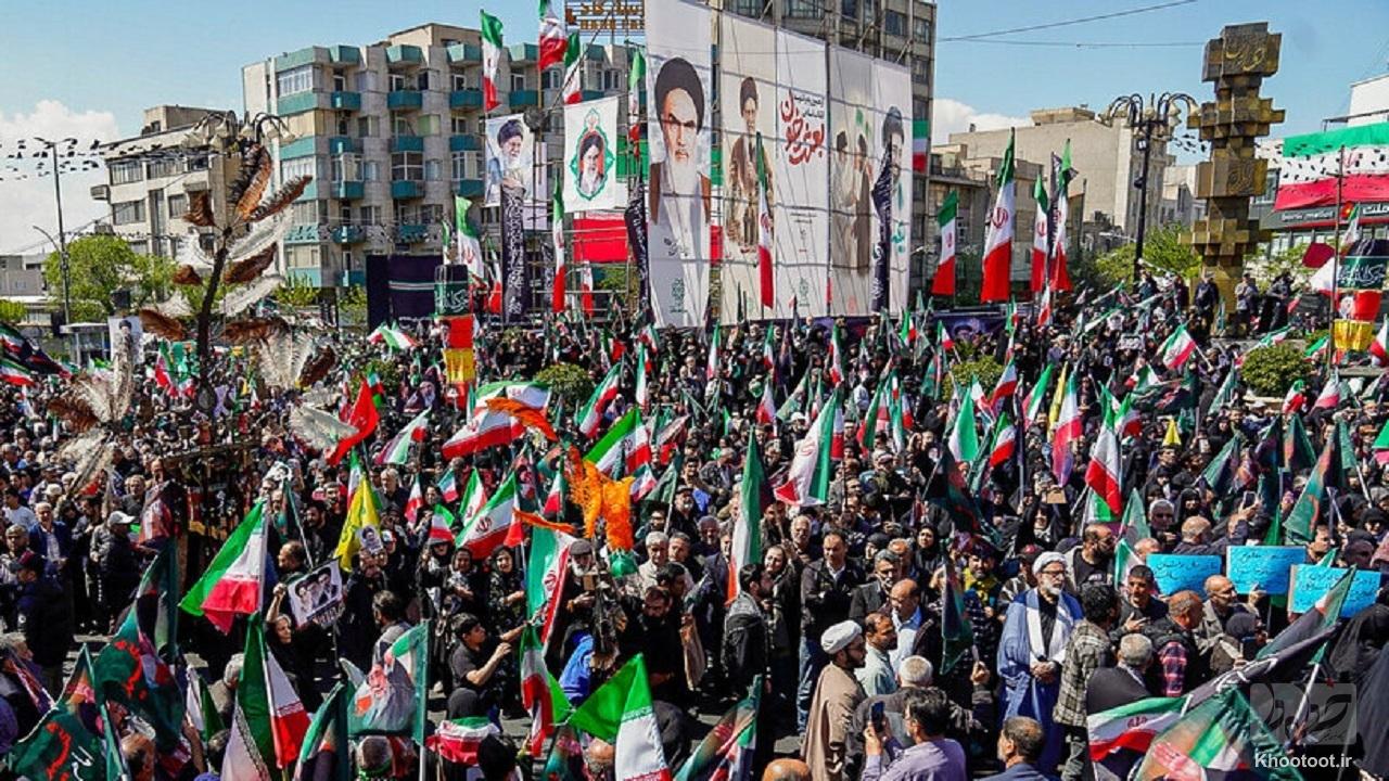 اجتماع عزاداران اربعین شهادت قائد امت امام خامنه‌ای