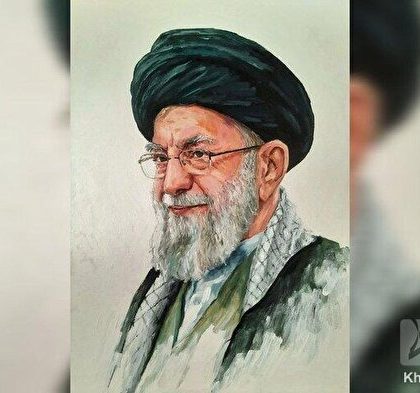 از کلمه تا رنگ؛ هم‌آوایی نقاشی و شعر علی داودی در سوگ رهبر شهید
